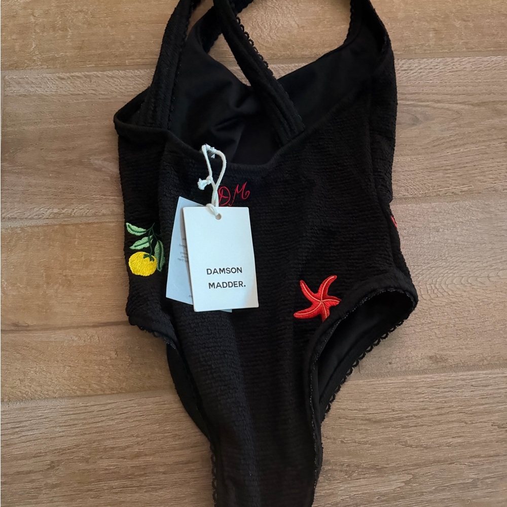Damson Madder Tashi One-Piece Swimsuit Sz 4 - Picture 4 of 4